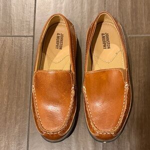 Johnston & Murphy Tan Leather Loafers